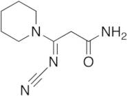 Beta-(Cyanoimino)-1-piperidinepropanamide