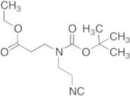 N-(2-Cyanoethyl)-N-[(1,1-dimethylethoxy)carbonyl]-β-Alanine Ethyl Ester