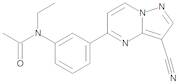 7-(N-Ethylacetamidophenyl)-5-(N-ethylacetamidophenyl) Zaleplon