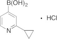 B-(2-Cyclopropyl-4-pyridinyl)-boronic Acid Hydrochloride