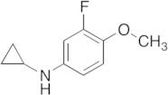 N-Cyclopropyl-3-fluoro-4-methoxy-benzenamine