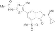 N-[5-[2-[(1S)-1-cyclopropylethyl]-2,3-dihydro-7-(methylsulfonyl)-1-oxo-1H-isoindol-5-yl]-4-methyl-2-thiazolyl] acetamide