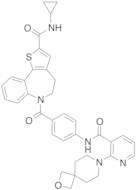 N-Cyclopropyl-5,6-dihydro-6-[4-[[[2-(2-oxa-7-azaspiro[3.5]non-7-yl)-3-pyridinyl]carbonyl]amino]ben…