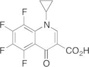 1-Cyclopropyl-5,6,7,8-tetrafluoro-4-oxo-1,4-dihydroquinoline-3-carboxylic Acid