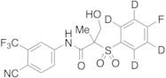 N-(4-Cyano-3-(trifluoromethyl)phenyl)-2-((4-fluorophenyl)sulfonyl)-3-hydroxy-2-methylpropanamide-d4