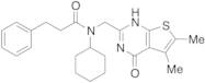 N-​Cyclohexyl-​N-​[(1,​4-​dihydro-​5,​6-​dimethyl-​4-​oxothieno[2,​3-​d]​pyrimidin-​2-​yl)​methyl]…