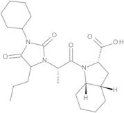 (2S,3aS,7aS)-1-[(2S)-2-(3-Cyclohexyl-2,4-dioxo-5-propyl-1-imidazolidinyl)-1-oxopropyl]octahydro-1H-Indole-2-carboxylic Acid