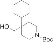 4-Cyclohexyl-4-(hydroxymethyl)-N-(tert-butoxycarbonyl)piperidine