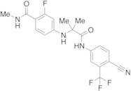 4-[[2-[[4-Cyano-3-(trifluoromethyl)phenyl]amino]-1,1-dimethyl-2-oxoethyl]amino]-2-fluoro-N-methyl-benzamide