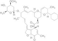 25-​Cyclohexyl-​4'-​O-​de(2,​6-​dideoxy-​3-​O-​methyl-​a-​L-​arabino-​hexopyranosyl)​-​5-​demethox…