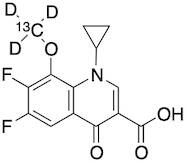 1-Cyclopropyl-6,7-difluoro-8-methoxy-4-oxo-1,4-dihydroquinoline-3-carboxylic Acid-13C,d3