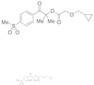 2-(Cyclopropylmethoxy)-acetic Acid 1,1-Dimethyl-2-[4-(methylsulfonyl)phenyl]-2-oxoethyl Ester