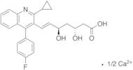 (3R,5R,6E)-7-[2-Cyclopropyl-4-(4-fluorophenyl)-3-quinolinyl]-3,5-dihydroxy-6-heptenoic Acid Calcium Salt