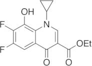 1-Cyclopropyl-6,7-difluoro-1,4-dihydro-8-hydroxy-4-oxo-3-quinolinecarboxylic Acid Ethyl Ester