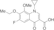 1-Cyclopropyl-6-fluoro-1,4-dihydro-7-ethoxy-8-methoxy-4-oxo-3-quinolinecarboxylic Acid