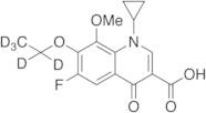 1-Cyclopropyl-6-fluoro-1,4-dihydro-7-ethoxy-8-methoxy-4-oxo-3-quinolinecarboxylic Acid-d5