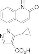 5-Cyclopropyl-1-(1,2-dihydro-2-oxo-5-quinolinyl)-1H-pyrazole-4-carboxylic Acid