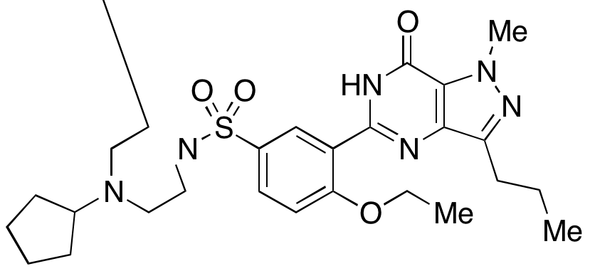 5-(5-((4-Cyclopentylpiperazin-1-yl)sulfonyl)-2-ethoxyphenyl)-1-methyl-3-propyl-1H-pyrazolo[4,3-d]pyrimidin-7(6H)-one