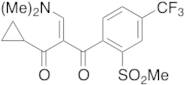 1-Cyclopropyl-2-((dimethylamino)methylene)-3-(2-(methylsulfonyl)-4-(trifluoromethyl)phenyl)propa...