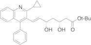(3R,5S,6E)-7-(2-Cyclopropyl-4-phenyl-3-quinolinyl)-3,5-dihydroxy-6-heptenoic Acid tert-Butyl Ester