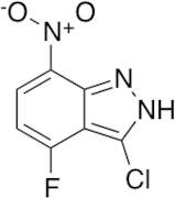3-Chloro-4-fluoro-7-nitro (1H)Indazole