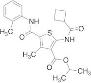 2-​[(Cyclobutylcarbonyl​)​amino]​-​4-​methyl-​5-​[[(2-​methylphenyl)​amino]​carbonyl]​-​3-​thiophe…