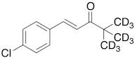 (1E)-1-(4-Chlorophenyl)-4,4-dimethyl-1-penten-3-one-D9