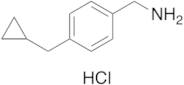 [4-(Cyclopropylmethyl)phenyl]methanamine Hydrochloride