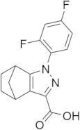 1-(2,4-Difluorophenyl)-4,5,6,7-tetrahydro-1H-4,7-methanoindazole-3-carboxylic Acid