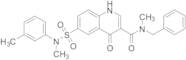 1,4-Dihydro-N-methyl-6-[[methyl(3-methylphenyl)amino]sulfonyl]-4-oxo-N-(phenylmethyl)-3-quinolin...