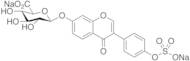 Daidzein 7-β-D-Glucuronide 4’-Sulfate Disodium Salt