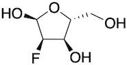 2-Deoxy-2-fluoro-α-D-ribofuranose