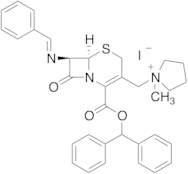 (6R-trans)-1-[[2-[(Diphenylmethoxy)carbonyl]-8-oxo-7-[(phenylmethylene)amino]-5-thia-1-azabicyclo[…