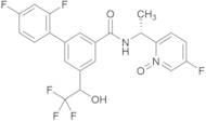 2',4'-Difluoro-N-[(1R)-1-(5-fluoro-1-oxido-2-pyridinyl)ethyl]-5-(2,2,2-trifluoro-1-hydroxyethyl)[1…