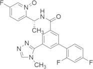 2',4'-Difluoro-N-[(1R)-1-(5-fluoro-1-oxido-2-pyridinyl)ethyl]-5-(4-methyl-4H-1,2,4-triazol-3-yl)[1,1'-biphenyl]-3-carboxamide