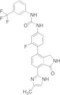 N-[4-[2,3-Dihydro-7-(5-methyl-1H-imidazol-2-yl)-1-oxo-1H-isoindol-4-yl]-3-fluorophenyl]-N'-[3-(tri…