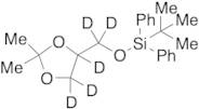 4-[[[(1,1-Dimethylethyl)diphenylsilyl]oxy]methyl]-2,2-dimethyl-1,3-dioxolane-d5