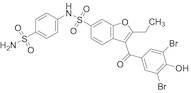 3-(3,5-Dibromo-4-hydroxybenzoyl)-2-ethyl-N-(4-sulfamoylphenyl)benzofuran-6-sulfonamide