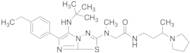 2-[[5-[(1,1-Dimethylethyl)amino]-6-(4-ethylphenyl)imidazo[2,1-b]-1,3,4-thiadiazol-2-yl]methylamino]-N-[3-(1-pyrrolidinyl)butyl]-acetamide