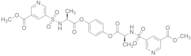 Dimethyl 5,5'-(((1-(4-((hydrosulfonylalanyl)oxy)phenoxy)-1-oxopropan-2-yl)amino)sulfonyl)dinicotin…