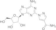 1-{9-[(4S,2R,3R,5R)-3,4-Dihydroxy-5-(hydroxymethyl)oxolan-2-yl]-6-aminopurin-2-yl }pyrazole-4-carb…