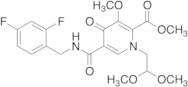 5-​[[[(2,​4-​Difluorophenyl)​methyl]​amino]​carbonyl]​-​1-​(2,​2-​dimethoxyethyl)​-​1,​4-​dihydro-​3-​methoxy-​4-​oxo-2-pyridinecarboxylic Acid Methyl Ester