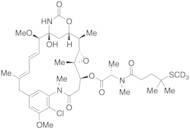 N2'-Deacetyl-N2'-(4-methyl-4-methylthio-1-oxopentyl)maytansine-d3