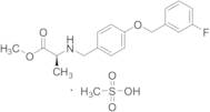 3-Desfluoro,-4-Fluoro-Safinamide Carboxylic Acid Methyl Ester Mesylate