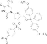 1-(2'-Deoxy-5'-O-DMT-3'-O-nitrophenylsulphonyl-b-D-lyxofuranosyl)thymine