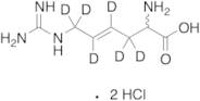 trans-4,5-Dehydro-DL-homoarginine-d6 Dihydrochloride