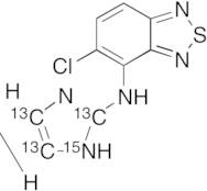 Dehydro Tizanidine-13C3, 15N