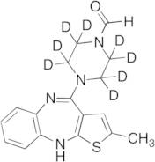 N-Demethyl-N-formylolanzapine-d8