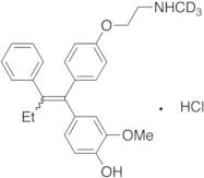 N-Demethyl-3-methoxy-4-hydroxytamoxifen-d3 Hydrochloride (Z,E mixture)