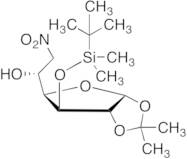 6-Deoxy-3-O-[(1,1-dimethylethyl)dimethylsilyl]-1,2-O-(1-methylethylidene)-6-nitro-α-D-glucofuranose